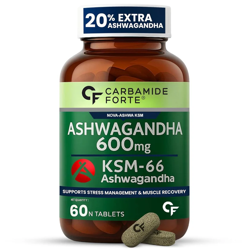 CF Carbamide Ashwagandha KSM66-600 mg 60 Tablets